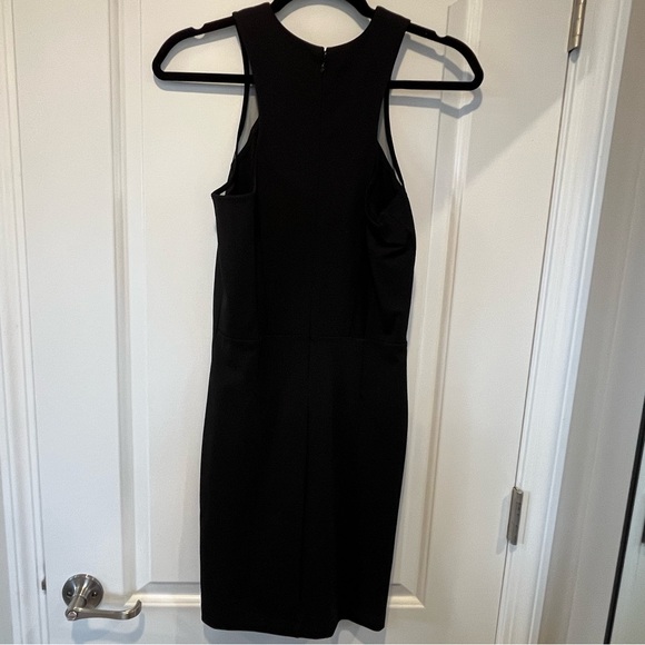 BB DAKOTA - Black Bodycon Sheath Dress with Sheer Mesh Panels - Size Small - New - Picture 3 of 16